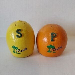 Vtg Citrus S&P Shakers